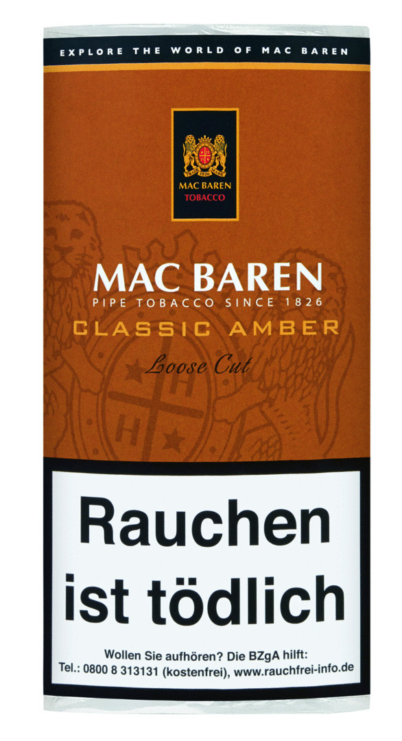 Mac Baren Pfeifentabak Classic Amber (Vanilla Toffee)