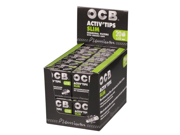 OCB Aktivkohlefilter "Activ'Tips Slim"