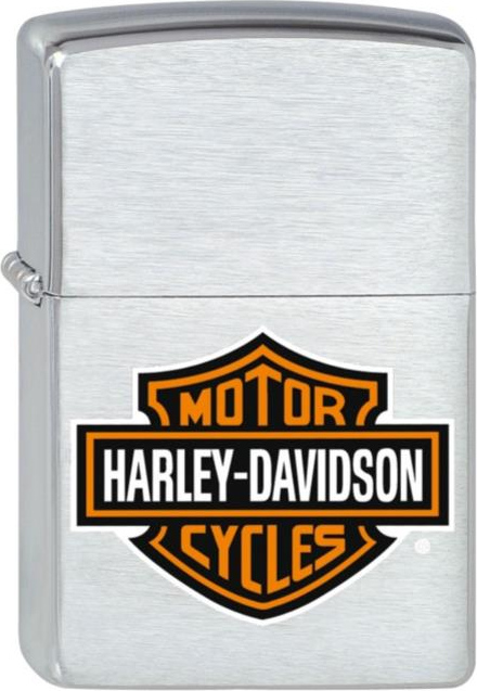 ZIPPO Benzinfeuerzeug "Harley Davidson Bar & Shield" Chrome 60001254