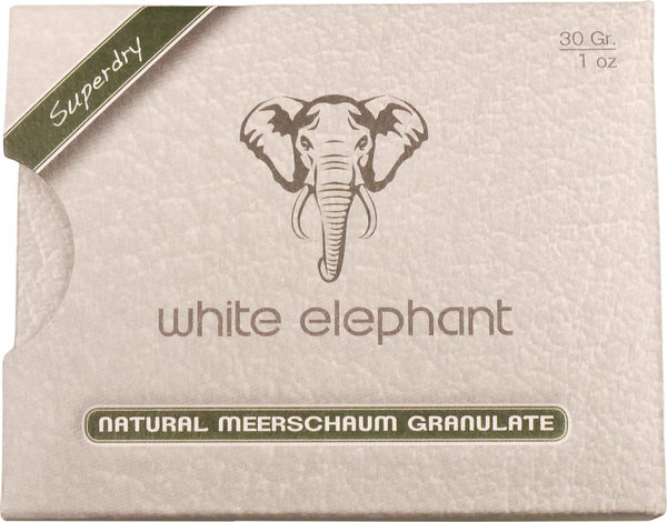 White Elephant Natur-Meerschaumgranulat Inhalt ca. 30g