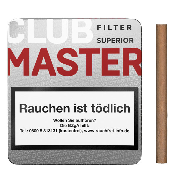 Clubmaster Cigarillos Superior Filter Red (Vanilla) 230